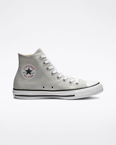 Tenis Converse Chuck Taylor All Star Classicos Cano Alto Feminino Luz Cinzentas | PT Q0710P3